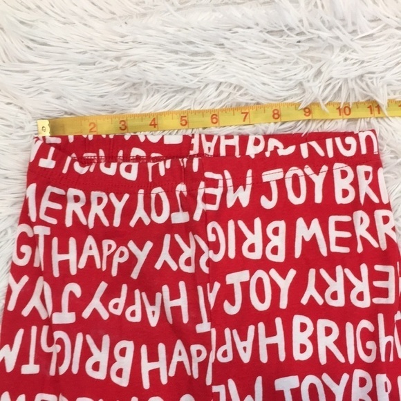 Carter's Infant & Toddler Girls Red Happy Merry Joy Christmas Pajamas 10/10 A - Picture 10 of 12